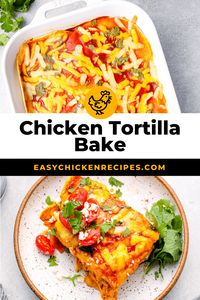 Chicken Tortilla Casserole Recipe - Easy Chicken Recipes