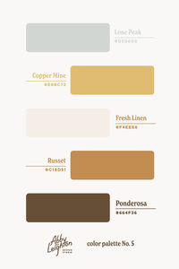 Color Palette Inspiration to use in your next design or illustration project! Tags: warm retro vintage 1970s western cowgirl maine montana wyoming PNW colors logo graphic design inspo old wild west brand branding logos inspiration