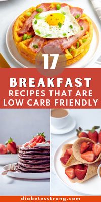 Breakfast Recipes Low Carb Friendly  - Serve up these easy and delicious low carb breakfast recipes that are a hit. You can use these recipes to meal prep or serve up for breakfast or brunch. Hurry over and check out these 17 breakfast ideas.