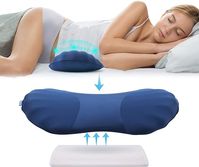 Amazon.com: RESTCLOUD Adjustable Lumbar Support Pillow for Sleeping Memory Foam Back for Lower Pain Relief for Sleeping for Bed and Chair : Home & Kitchen