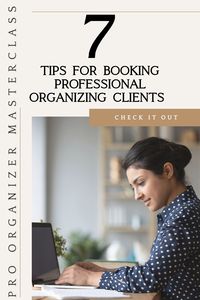 I've been a professional Organizer for the last 5 years and have dozens of tips you can implement for booking more premium clients for your business. I'm sharing many of them in this Masterclass. Hope to see you inside!