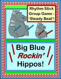 Start your day with an ACTIVE GROUP GAME that uses a steady beat and RHYTHM STICKS!Have fun with a game that encourages DIRECTED MOVEMENTS and ALTERNATING MOVEMENTS. Very specific directions are included for doing this "move-around-your-room" activity with your kids. All you add are two rhythm sti...