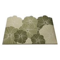 Premium Silk Circle Mat For Home Entryway Non-Slip Wear-abrasion Customizable Trim Dirt Mud Scraper Doormat Features: Material: PVC Back Material: PVC Color: Green Product size: 40cmx60cm / 16x23.62in Packing size: 40cmx5cmx5cm /15.75x1.96x1.96in Gross weight: 650g/1.43lb Net weight: 650g/1.43lb Style: Modern Product Description: Super Absorbent & Quick-Drying: Made of higher quality material, this bathroom floor mat efficiently absorbs water, keeping your feet dry and comfortable after each sho