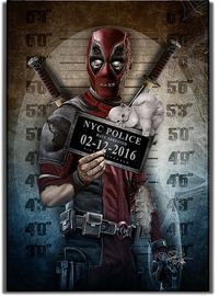 Deadpool [as a criminal] (Drawing by DigoilRenowned @Facebook) #Deadpool