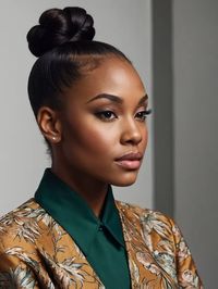 41 Sleek Bun Hairstyles for Black Women: A Style Guide