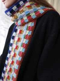 Crochet Pattern Blok Scarf - Etsy