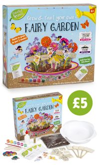 Why not grow your own Fairy Garden with the kids during the Easter holidays. This kit is just £5!