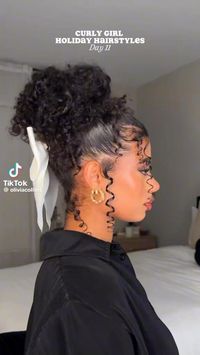 Curly hair, hairstyles, holiday curly hairstyles