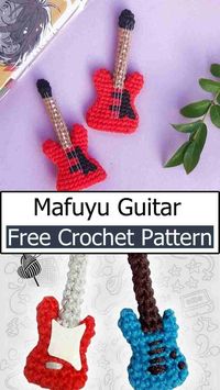 Crochet Guitar Amigurumi