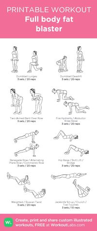 Full body fat blaster: my visual workout created at WorkoutLabs.com • #customworkout