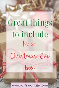 If You’re making a christmas eve box this year, these are some great things to include #christmashamper #christmas #christmaseve