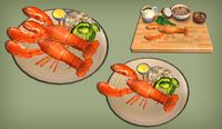 I'm about lobster-Funcinal food please patreon(.)com/posts/red-lobster-food-77382298
This is a medium poly food. Available at lunch and dinner time. Your sims need high cooking skill to prepare this....