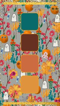 Here is a color palette to help you decide on your Halloween wedding colors. | Download the matching phone wallpapers. | Wedding color schemes | Wedding theme | Wedding theme ideas | Wedding colors | Wedding color inspiration | Wedding color ideas | Halloween wedding color ideas | Fall wedding color palette ideas
 ...