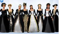 Tudor Set of Separates - Ladies in Waiting | Medieval Sim Tailor & Carpenter on Patreon