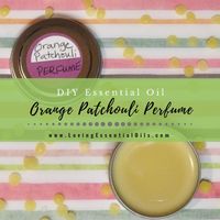 DIY Orange Patchouli Solid Perfume