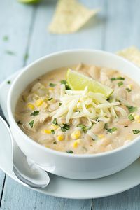 White Chicken Chili - love this version of chili, much different from the other but so good!