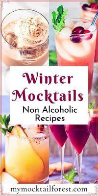 Looking for fun and festive drink options for the winter months? This collection of Winter Mocktail Recipes is your answer! Made with simple ingredients and in various flavors, these easy-to-make drinks are perfect for all occasions. From classic cranberry mocktails to unique spiced creations, there's something for everyone. Find the recipes and add a festive touch to your next winter gathering mymocktailforest.com