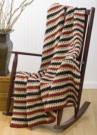 Cozy "Man-ghan" | AllFreeCrochetAfghanPatterns.com