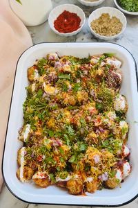 Tater Tots Chaat | EASY Aloo Chaat Recipe - Ministry of Curry