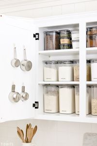 Baking Cupboard Organization by TIDBITS