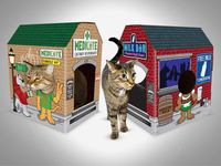 Introducing Meowses﻿ Fun Cat Houses http://www.floppycats.com/introducing-meowses-fun-cat-houses.html  #cat #meowses