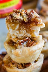 The classic Karo Syrup Mini Pecan Pie recipe is the BEST! It’s an easy recipe that will leave everyone asking for more! We love to make these around the holidays.