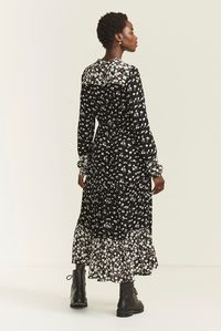 Buy FatFace Black Nola Poppy Meadow Midi Dress from Next Latvia