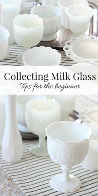 Thinking about collecting milk glass or just getting started? Learn a few basics you can put to the test on your next visit to the thrift shop!