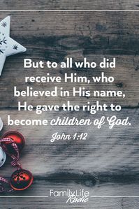 As we prepare for this most joyous season of the year, make sure to celebrate not only the light that is the Christ child, but the light He births within all of us, a light of new life and new joy that comes from a relationship with the Father. #HopeforYourDay