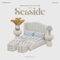 Sims 4 Home SEASIDE HOME BEDROOM COLLECTION • ts4 • Sims 4 Downloads • ts4cc • ts4 custom content • ts4 Furniture • ts4 Clutter • ts4 coastal • Ts4 Modern • ts4 products • Sims 4 Bedroom • ts4 bed • ts4 that girl • ts4 boho • ts4 luxe • sims 4 decor • ts4 flower • sims 4 flower cc