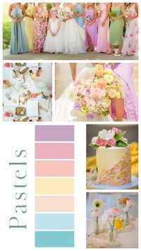 Color Inspiration Wedding | Pastel Color Palette | Spring Wedding Colors | Jill Jones Photography, Colorful Wedding Palette, Wedding Color Ideas, Fun Wedding Colors | Wedding Photography | Destination Wedding