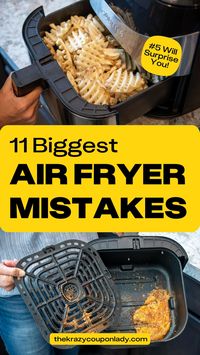 Whether you're making air fryer chicken wings or air fryer potatoes, air fryer mistakes are easy to avoid if you know what to look out for. Learn how to use your new air fryer + all the air fryer hacks + tips you never knew you needed like how much clearance to use around it, how to keep your breading and seasonings from falling off in the air fryer, and how to keep it from smoking. The Krazy Coupon Lady shows you how to make your healthy air fryer meals and easy air fryer recipes even better!