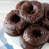 Baked Chocolate Donut Recipe - One Sweet Appetite