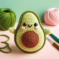 Avocado Amigurumi Free Crochet Pattern