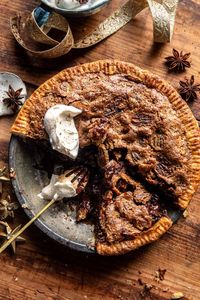 Brown Sugar Maple Pecan Cookie Pie.