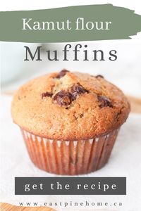 Kamut muffins are the perfect muffins for a healthy and yummy breakfast or snack. These delicous muffins has a nutty and buttery flavor and are so good everyone will love them!