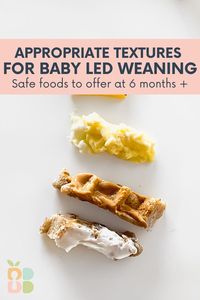 Baby led weaning allows you to start solids with your little one with much more fun and freedom over the traditional puree method. But there are a few things to know so that you can keep baby safe. One question parents have is how to know if food is the right texture. So let's dive in to all things texture when it comes to baby led weaning - including how to know food is the right texture and plenty of examples for 6 months - 12 months!