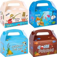 Amazon.com: Fishing Birthday Party Supplies Fishing Party Favors Gift Treat Boxes for Gone Fishing Theme Party Baby Shower Supplies Set of 12 : Health & Household