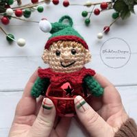 Crochet Elf Jingle Bell Ornament Pattern | Blackstone Designs Crochet Patterns