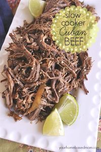 Slow Cooker Cuban Beef