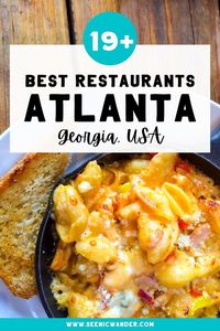 These Atlanta restaurants are the perfect place to try classic southern dishes! When planning your trip, don't miss these best restaurants in Atlanta Georgia, USA