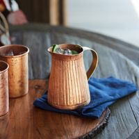 Hand forged and lined with tin by master coppersmiths, this petite milk pitcher is a perfect addition to mornings.