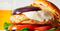 Robert Irvine's Chicken Caprese Burgers with Balsamic Onions | PEOPLE.com