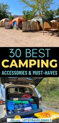 Looking to make your next camping trip the best one yet? Look no further than our list of the 30 best camping accessories and must-haves! These essential items will make your camping activities and things to do outside even more enjoyable. Perfect for adding to your summer fun list, these accessories will make your outdoor adventures more comfortable, convenient, and fun. Get ready to enjoy the great outdoors in style with our top picks for camping must-haves!