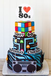 80S Birthday Cake I Love Doing All Things Crafty 80s Themed Cake Bonus Timlapse Videos