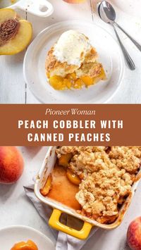 Pioneer Woman’s Peach Cobbler With Canned Peaches recipe is an easy and delicious dessert that is perfect for any occasion. If you are looking for easy dessert recipes to have any time of the year, you should try this one.