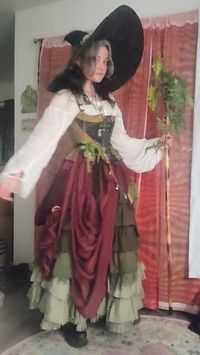 First iteration of my swamp witch costume!