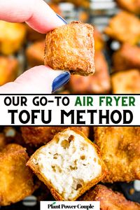 Discover the ultimate oil-free air fryer tofu recipe, perfected over our 8 years as vegan air fryer enthusiasts. Ideal for stir-fries, salads, wraps, or grain bowls, this basic tofu method requires just a few pantry staples. Dive into a healthy and versatile tofu experience, crafted with simplicity and packed with flavor!