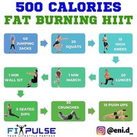 Bolafit on Instagram: “🔥 BURN 500 CALORIES WITH THIS WORKOUT 🔥⁣ ⁣ *⃣ 3 Rounds / 2 Minutes Rest⁣ ⁣ ⁣ ⁣ #hiit #fitness #gym #workout #cardio #training #motivation…”