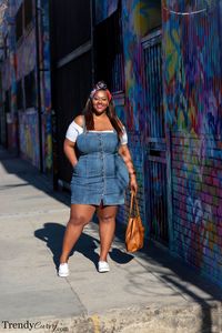 Denim Dress | Plus Size Fashion | TrendyCurvy